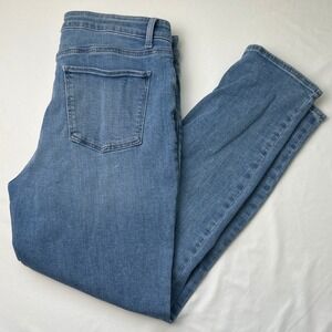 Talbots Womens Size 12 Slim Ankle Jeans Mid Rise Monterey Wash Denim  Stretch